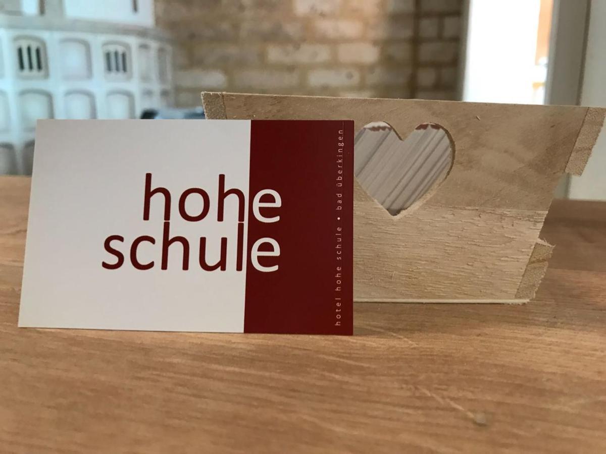 Hotel Hohe Schule Bad Überkingen Exteriér fotografie